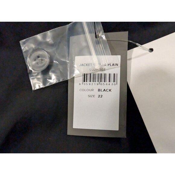 NWT Avenue Studio Womens Plus Size 22 Black Jacket Lightweight Dressy Layers - Picture 6 of 10